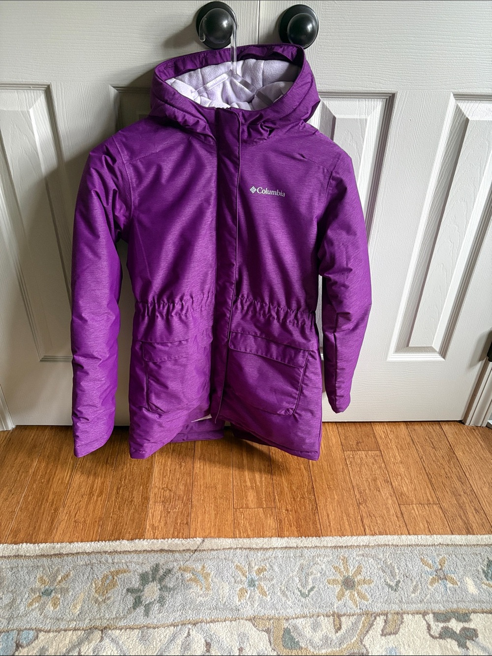 Columbia Purple Hooded Puffer Jacket for Kids